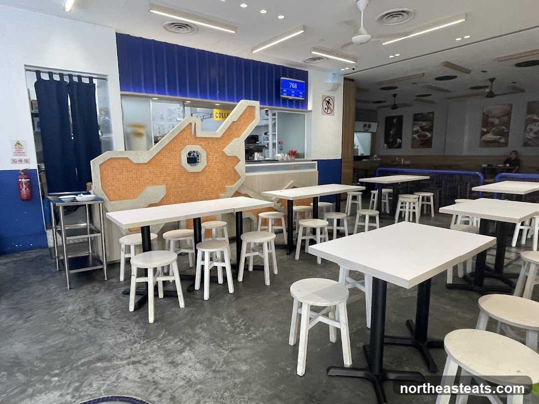 Restaurant Interior with Dragon Decor