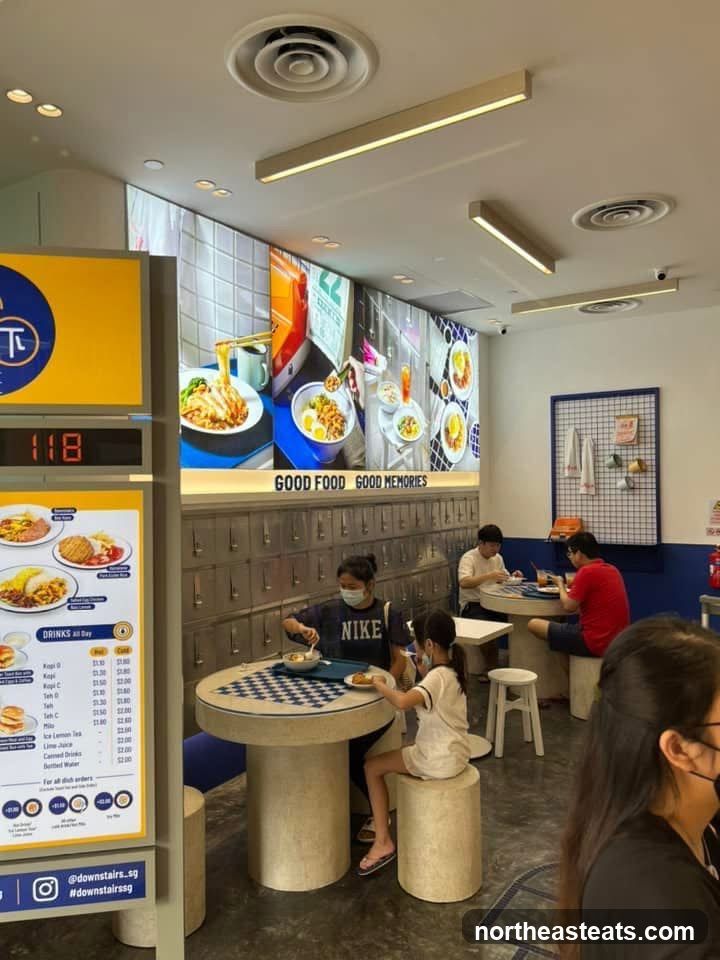 Restaurant Interior with Menu