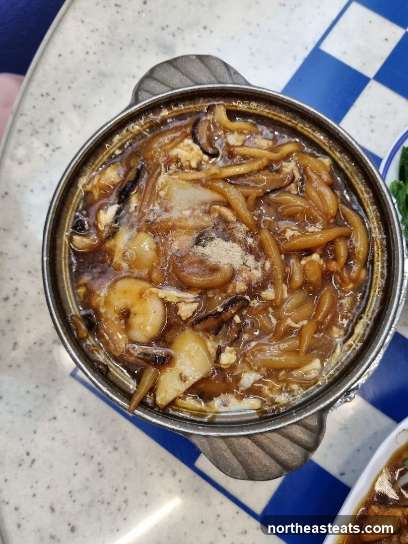 Seafood and Mushroom Dish