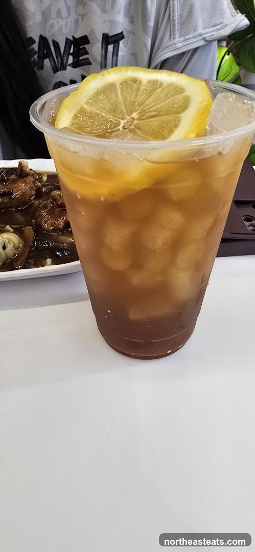 Iced Tea with Lemon Slice