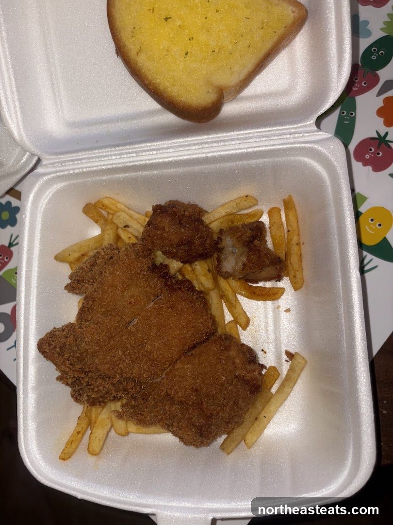 Fried Chicken and Fries
