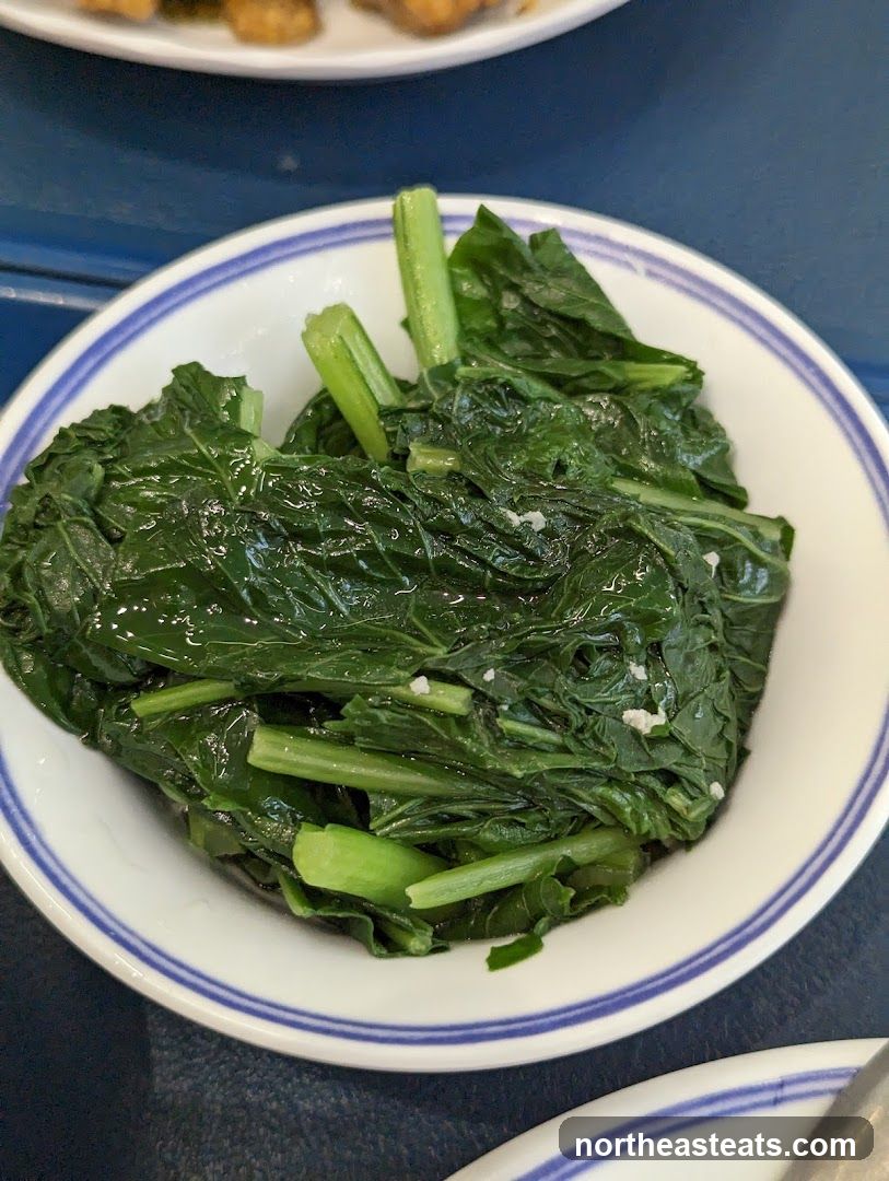 Steamed Greens