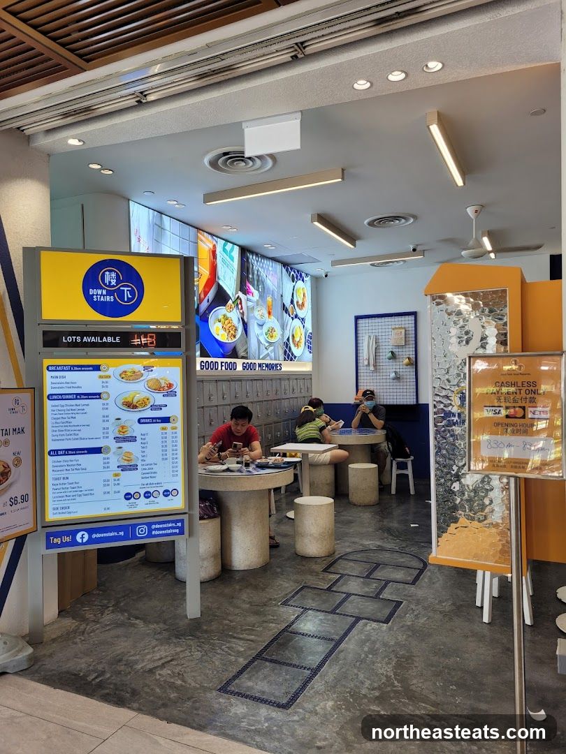 Restaurant Interior with Menu