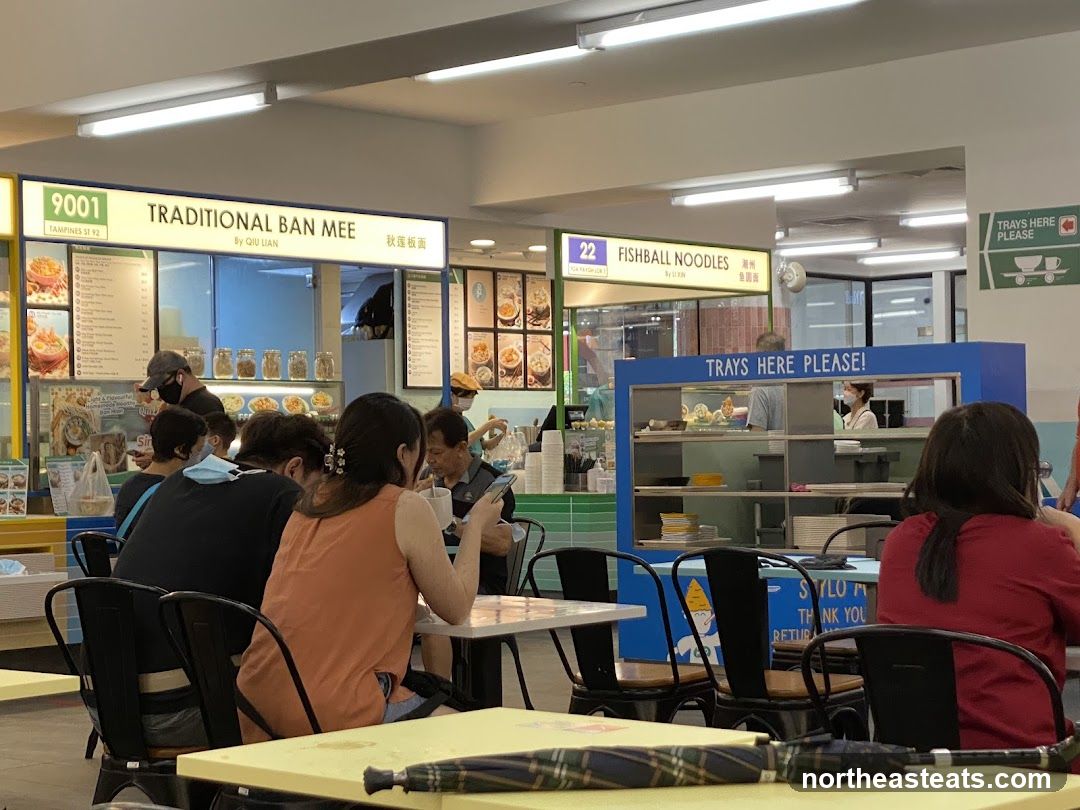Food court with various stalls