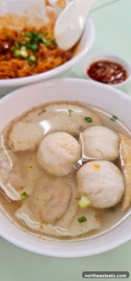 Fish Ball Soup and Noodles