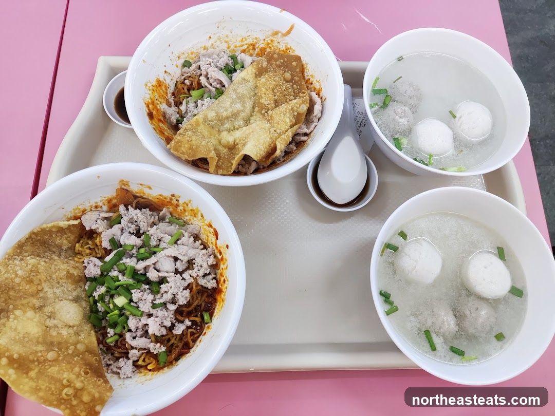 Noodles and Fishball Soup