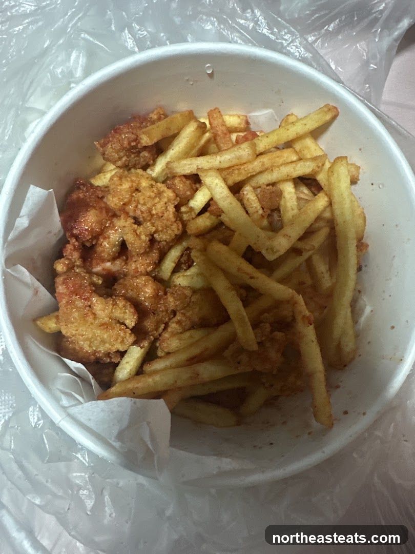Fried Chicken and Fries