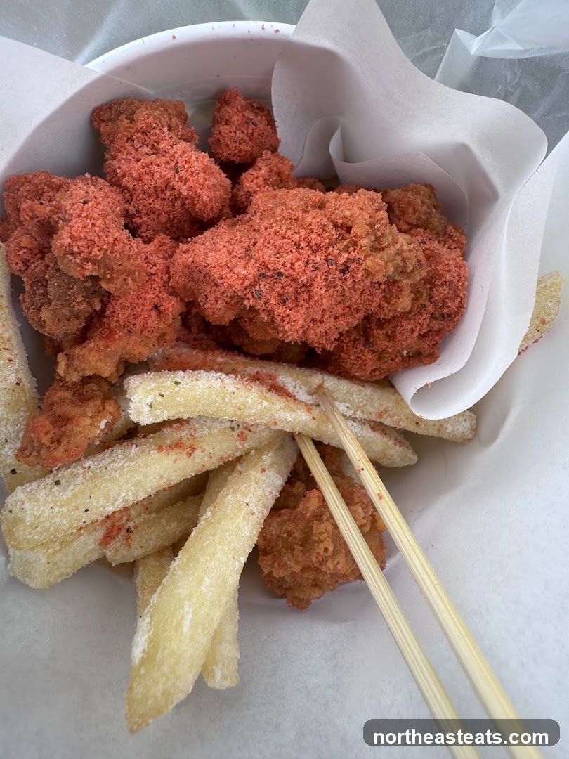 Fried Chicken and Fries
