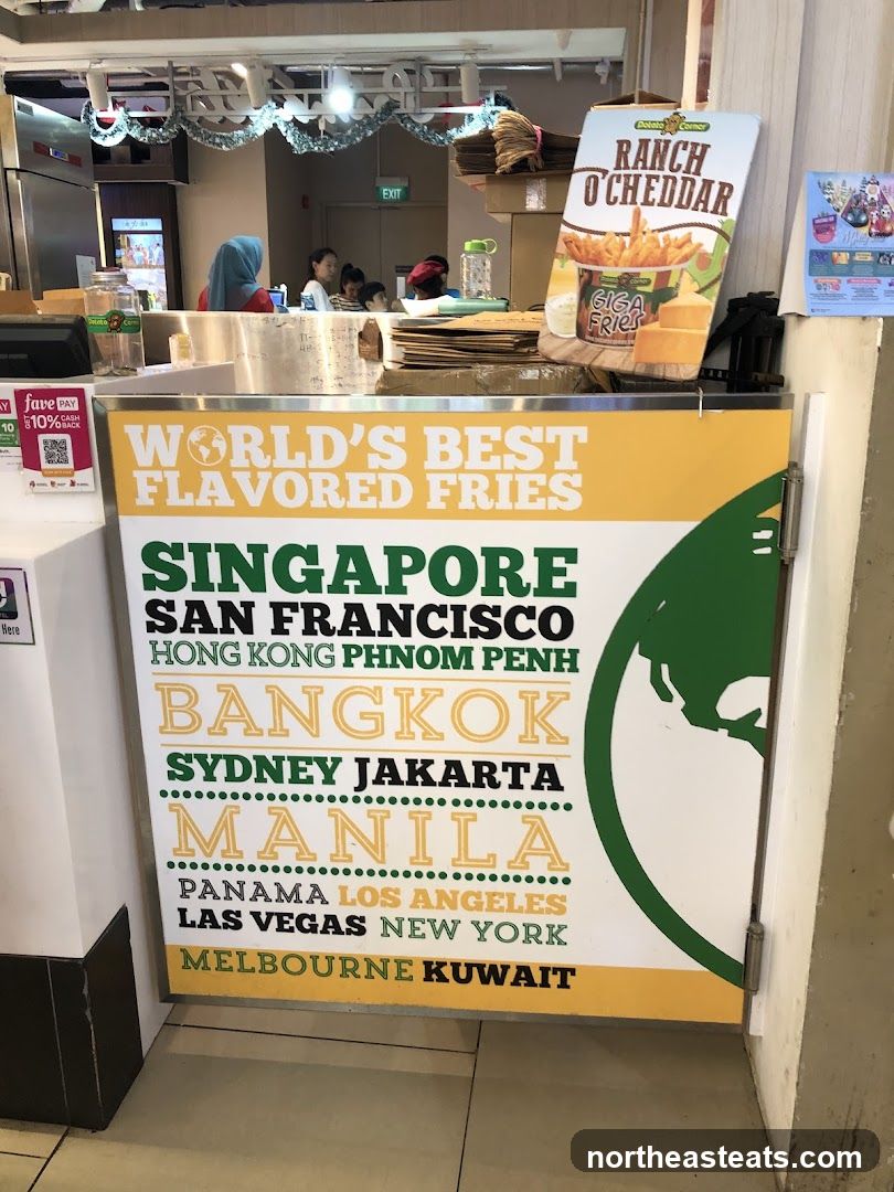 World's Best Flavored Fries Advertisement