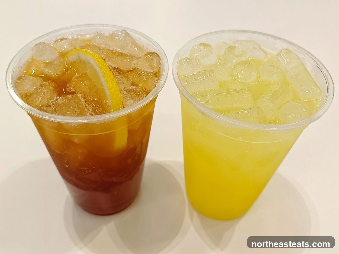 Two Iced Drinks
