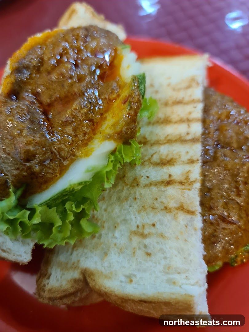 Sandwich on a Red Plate