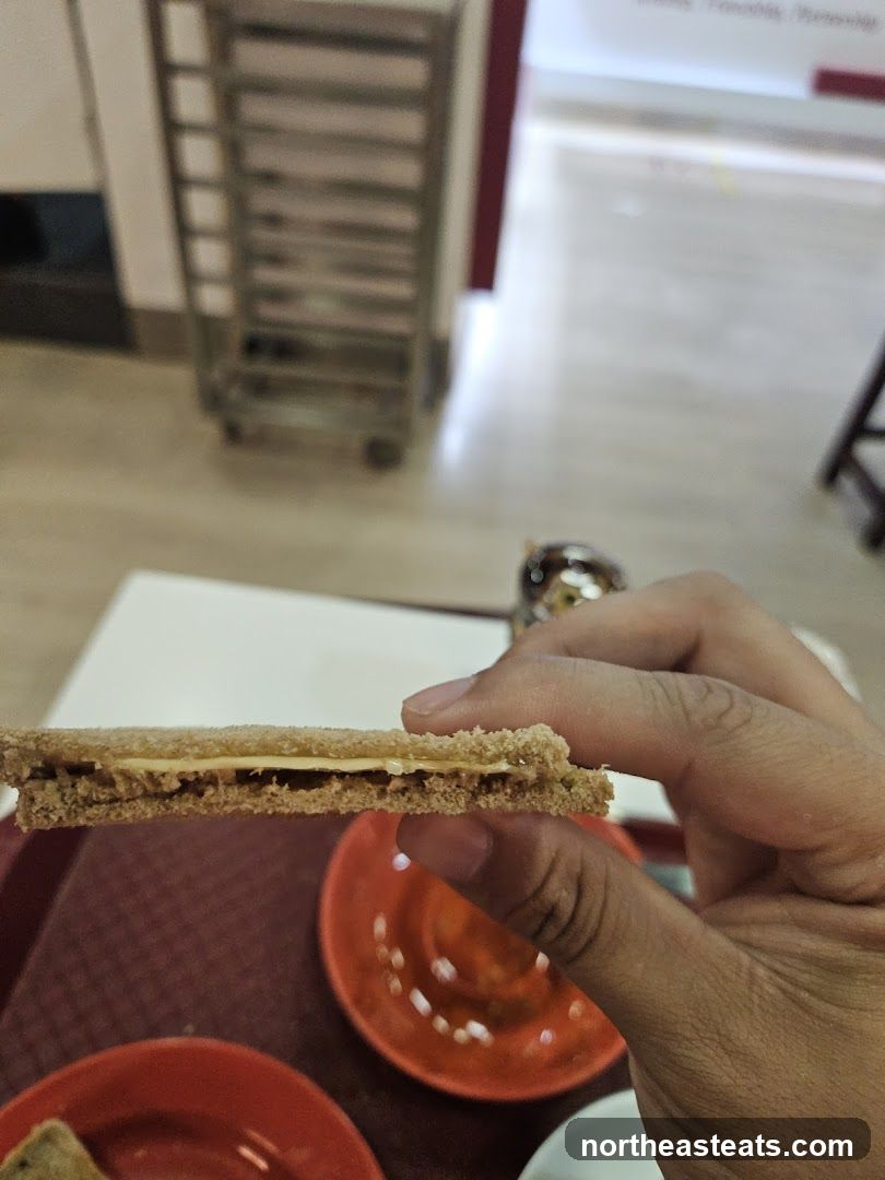 Toast with spread
