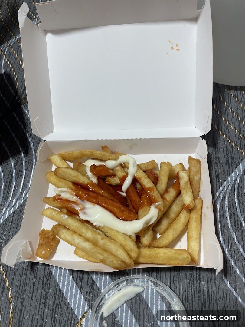 French Fries with Sauces
