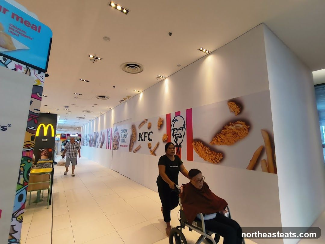 KFC and McDonald's storefronts
