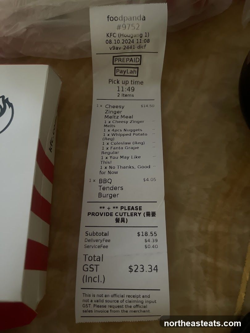 Foodpanda Receipt