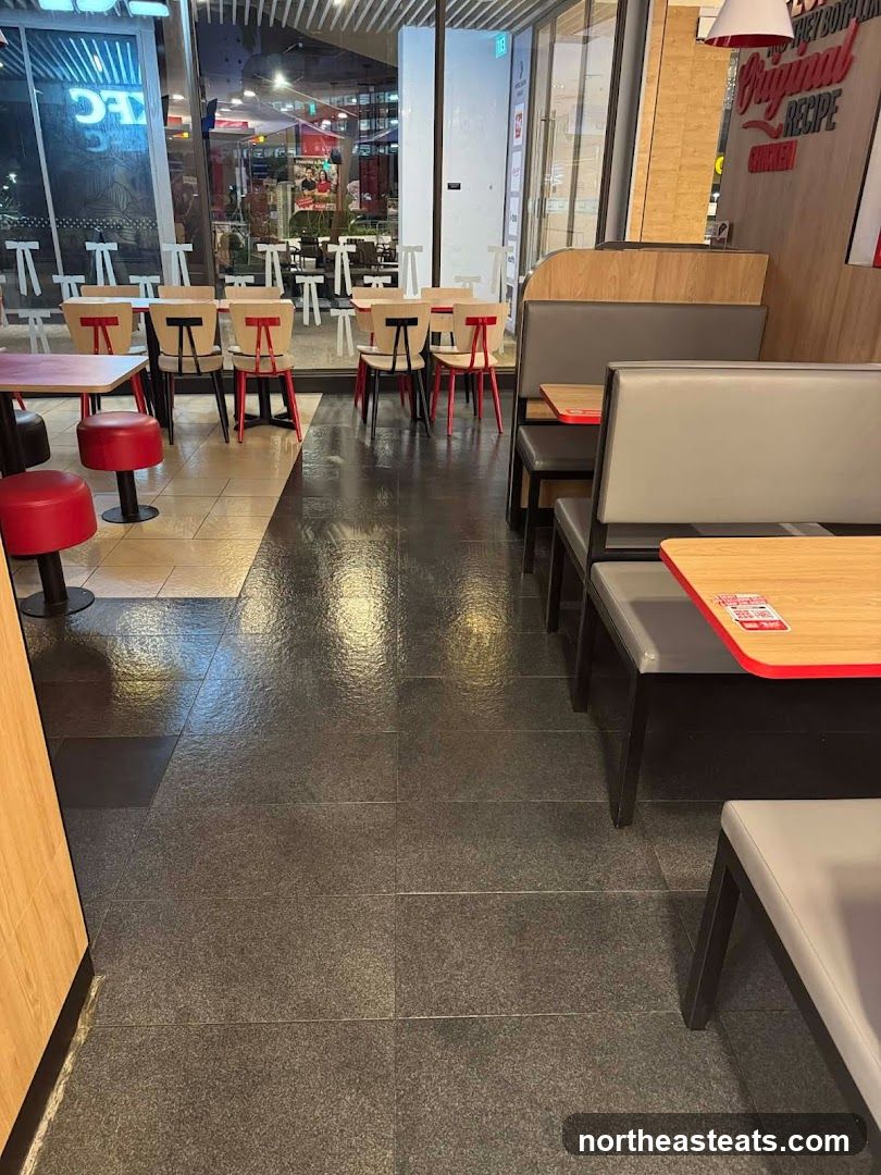 KFC Interior Seating Area