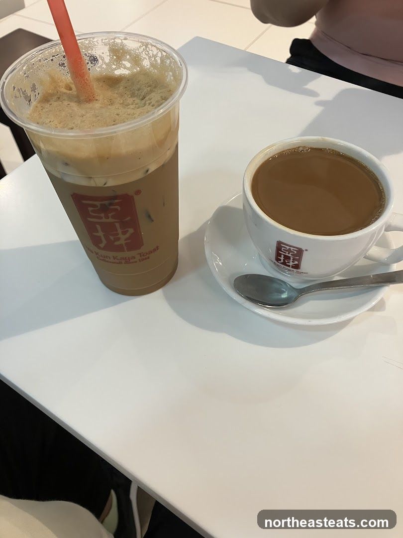 Iced Coffee and Hot Coffee