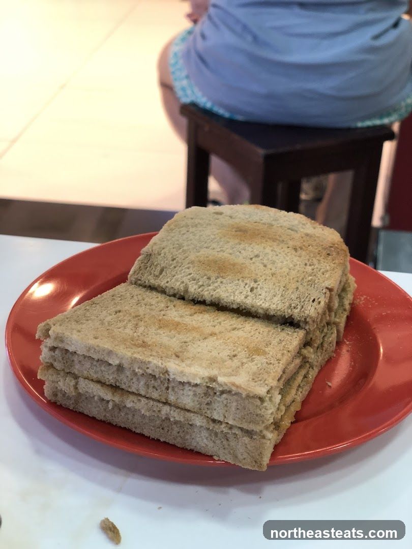 Toast with spread