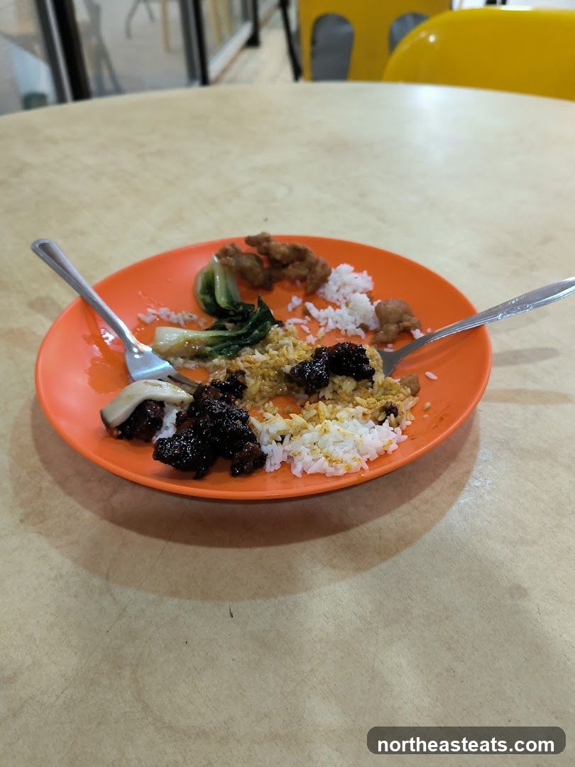 Leftover Food on Plate