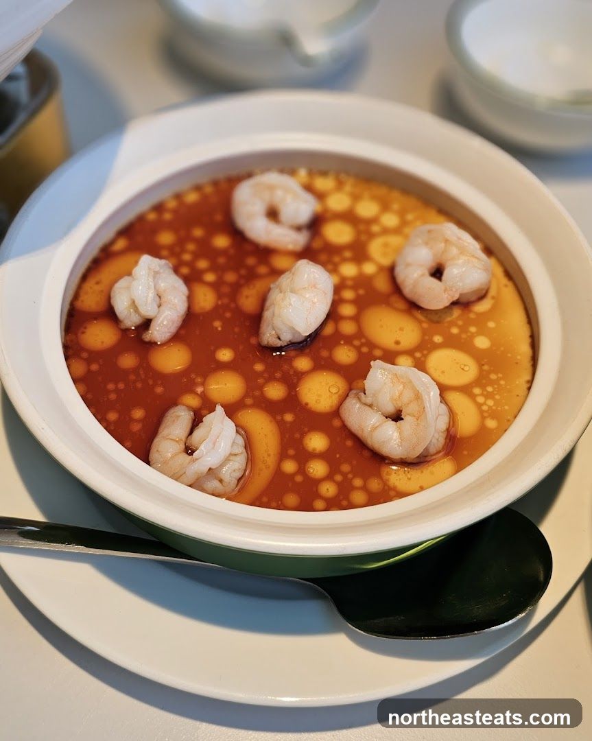 Steamed Egg Custard with Shrimp