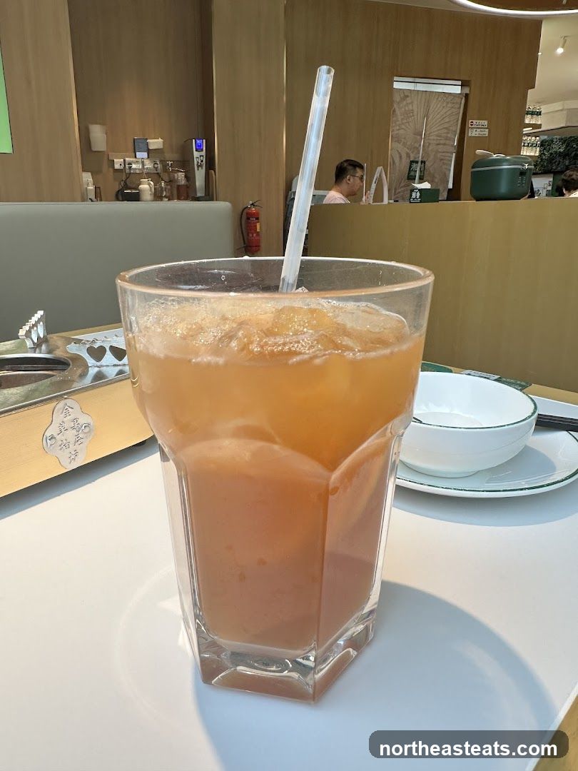Iced Tea in a Restaurant