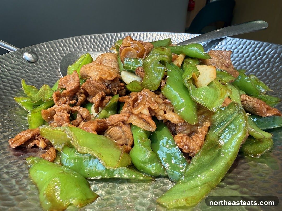 Stir-fried Pork with Green Peppers