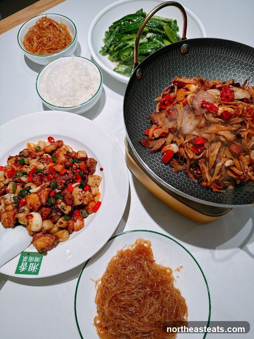 Chinese Food Spread