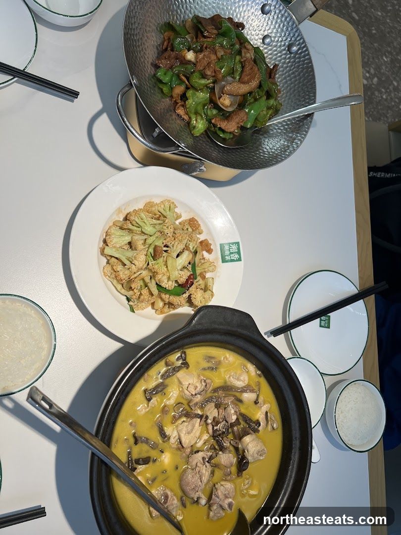 Chinese Food Spread