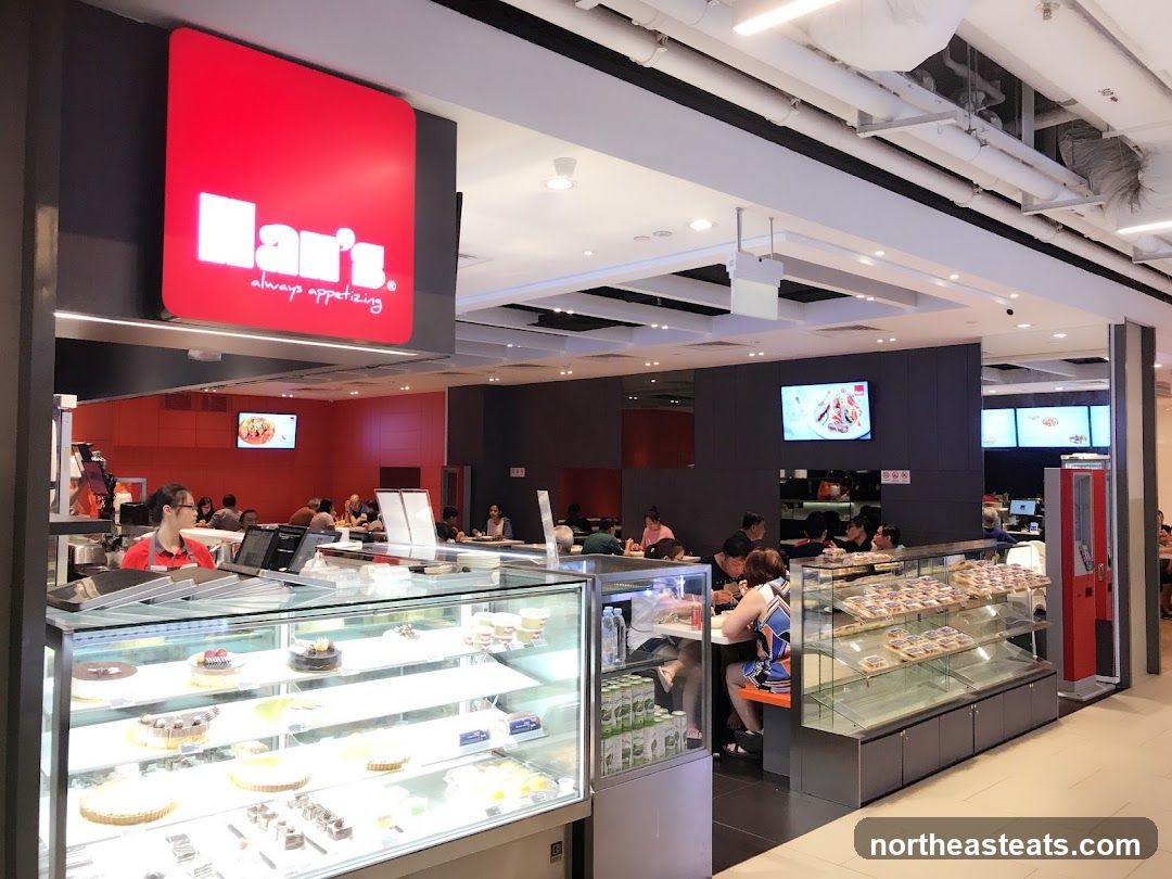 Interior of a food establishment