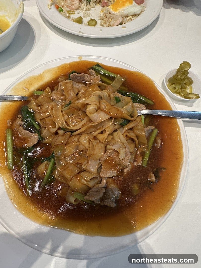 Noodles with Beef and Greens
