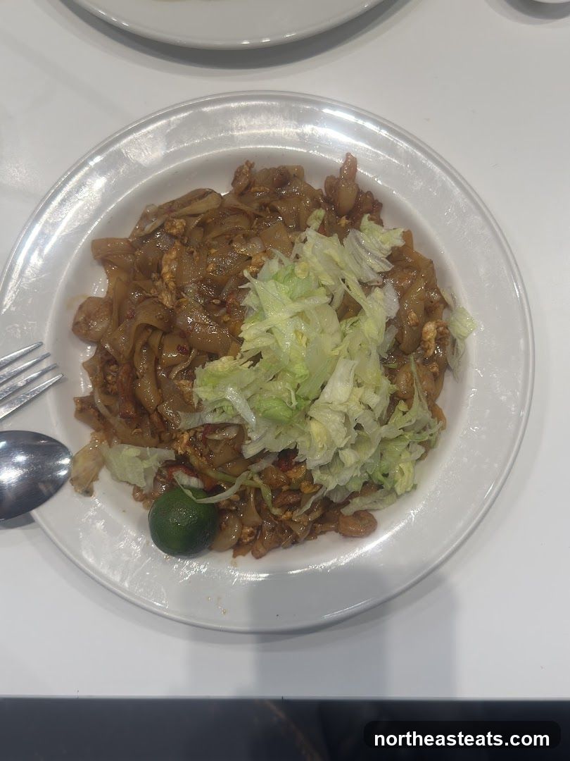 Noodles with Shredded Lettuce and Lime