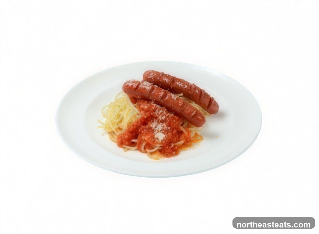 Spaghetti with Sausages