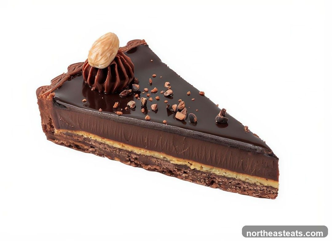 Chocolate Tart Slice