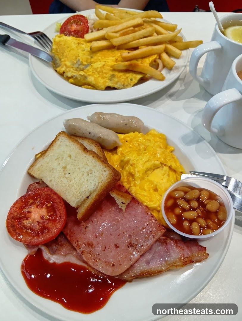 Two Breakfast Plates