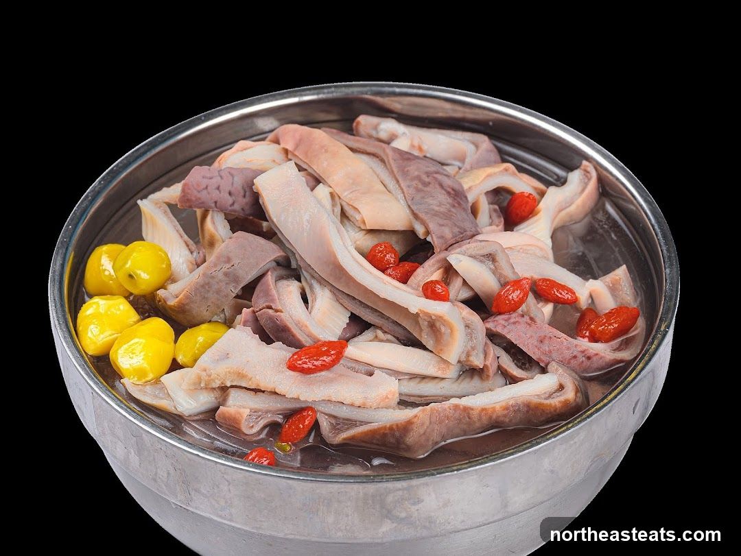 Stewed Pork Intestines with Ginkgo and Goji Berries