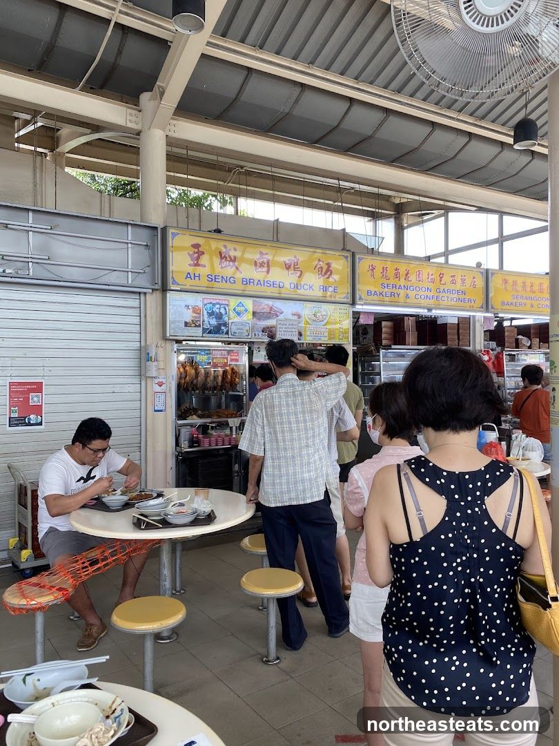 Food Stall with Customers
