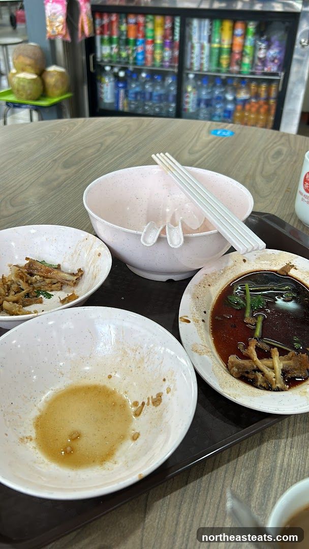 Leftover Food on Table