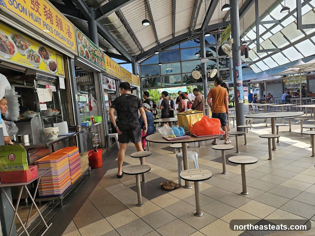 Hawker Centre with Food Stalls and Seating