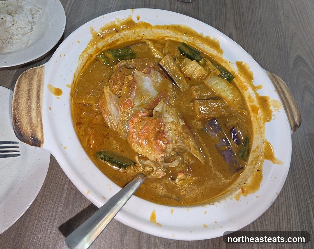 Curry with Crab and Vegetables