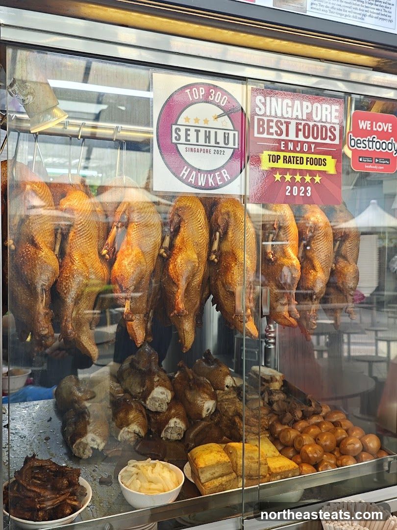 Roasted Ducks and Other Food Items