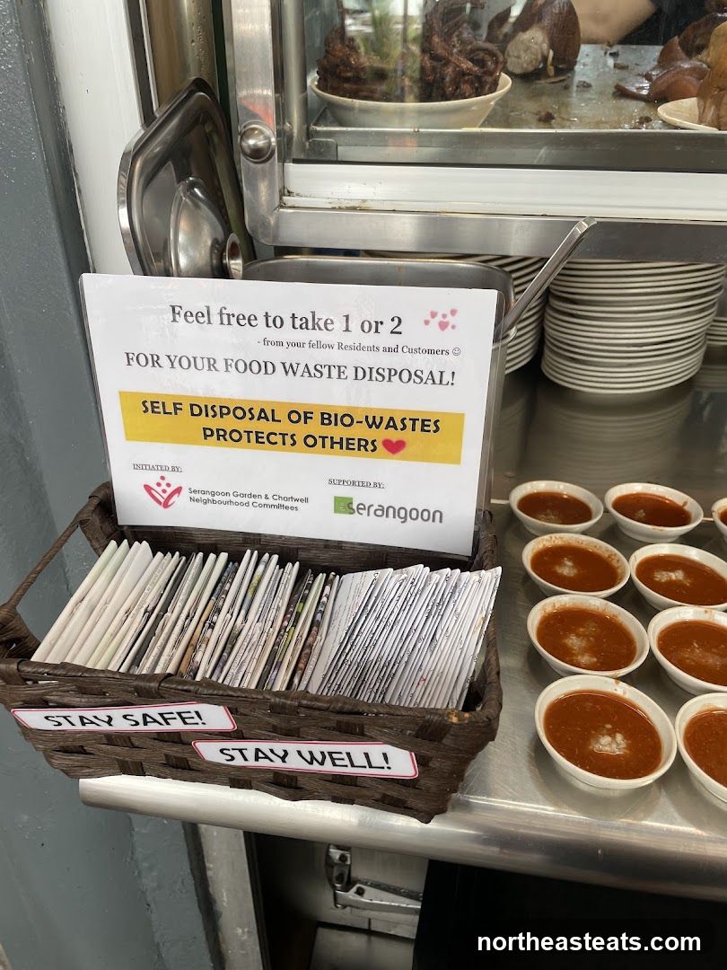 Food waste disposal notice