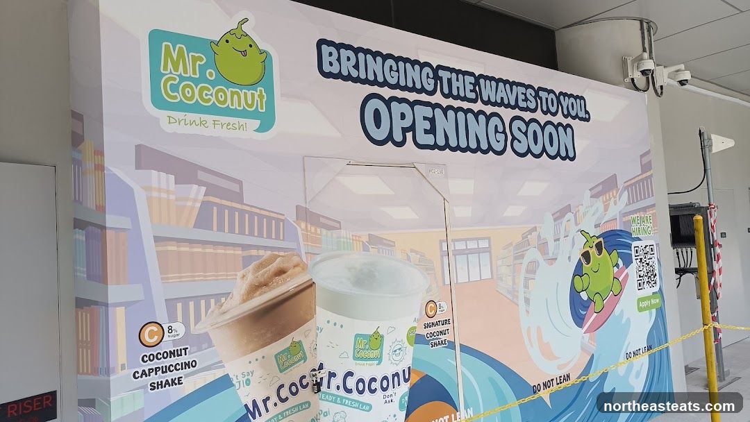 Mr. Coconut Opening Soon Banner