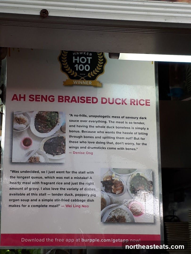 Ah Seng Braised Duck Rice Advertisement