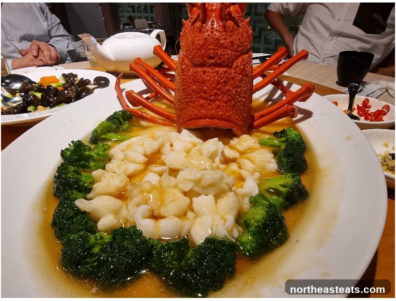 Lobster Dish with Broccoli