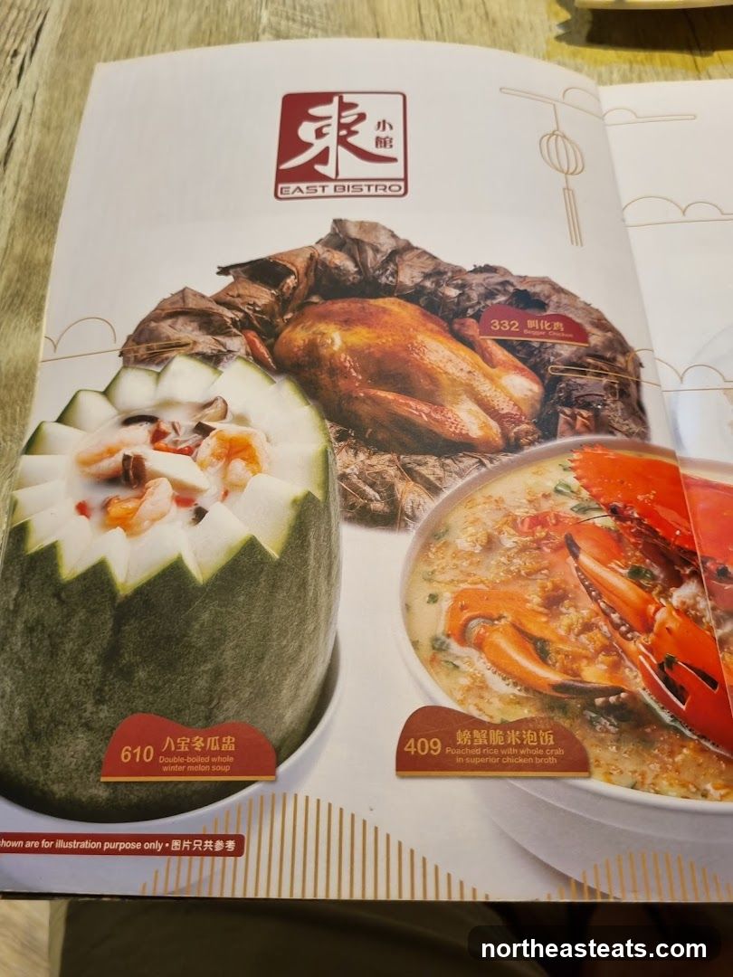 East Bistro Menu