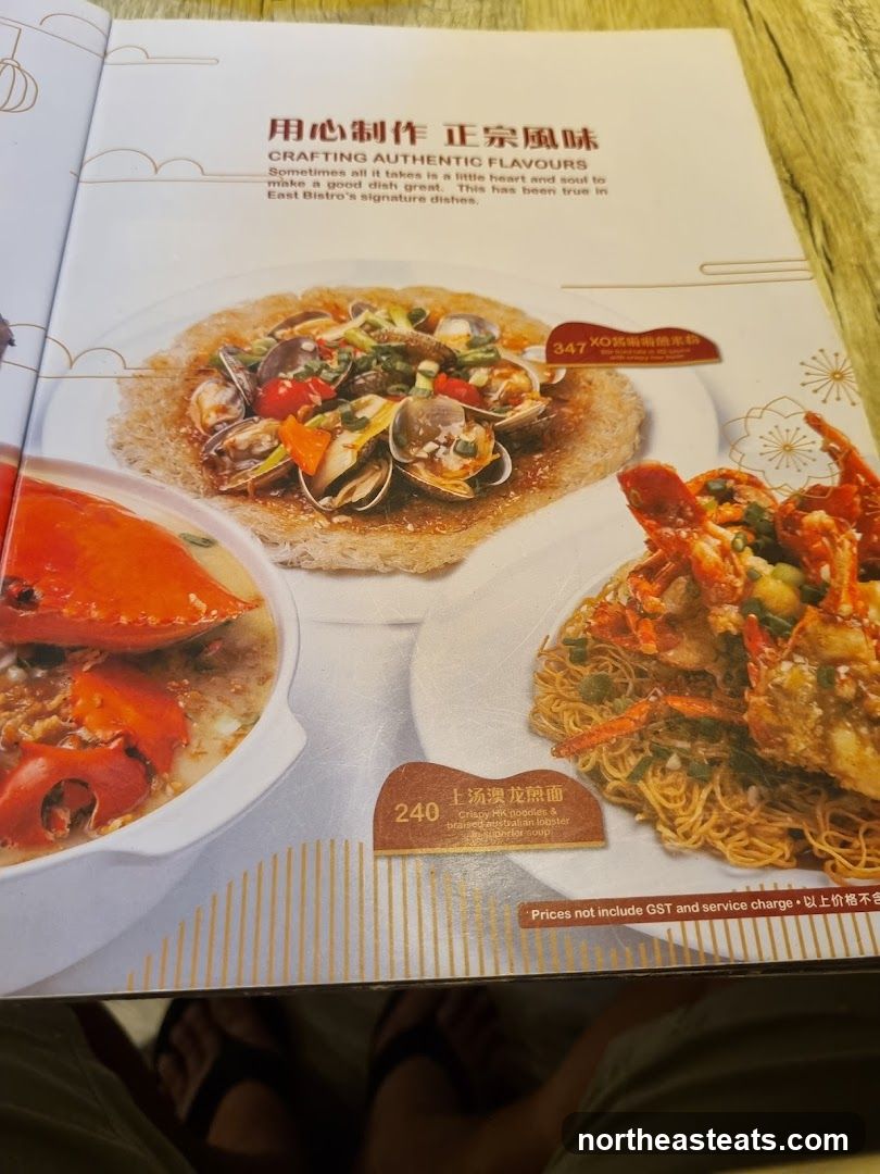 East Bistro Signature Dishes