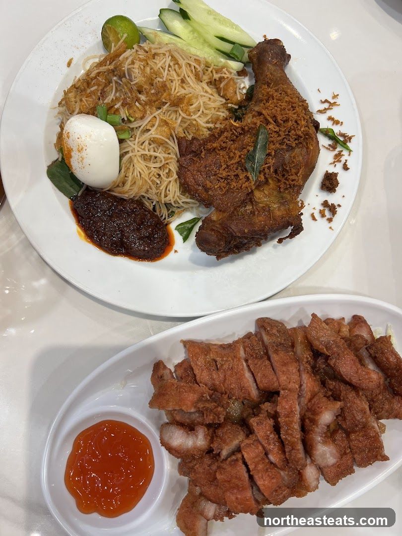 Fried Chicken and Pork Belly