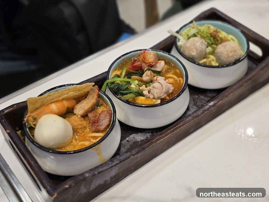 Three Bowls of Noodles