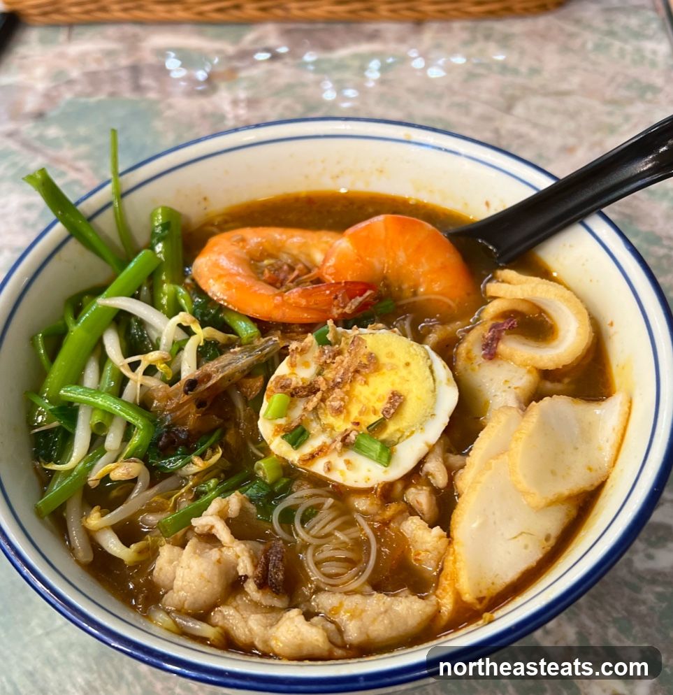 Noodle Soup with Shrimp and Egg