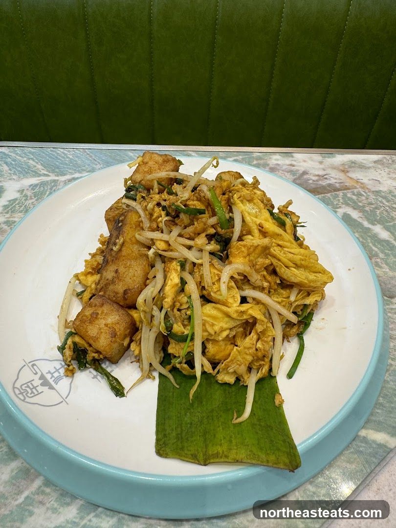 Stir-fried Radish Cake with Eggs and Bean Sprouts